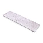 XM - MELAMINE MARBLE EFFECT RECTANGULAR PRESENTATION PLATTER 52.5 x 16 CM