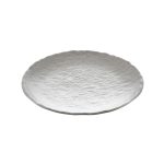 XM - MELAMINE GREY ROUND PRESENTATION PLATTER 29 x 3.4 CM