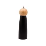 XM - WOODEN SALT/PEPPER MILL BLACK/NATURAL 6 x 22 CM