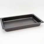 ECOSERVE - LUNAR BLACK PREMIUM NON-STICK ALUMINIUM TRAY GN 1/1 / 53 x 32.2 x 6.5 CM