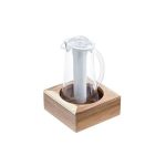 LEONE - COMPLETE PITCHER SET ACACIA WOOD/POLYCARBONATE 20 x 20 CM /  2 L