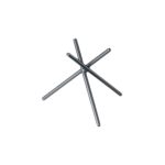 LEONE - METAL STAND COATED GREY 20.5 x 20.5 x 20 CM
