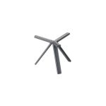 LEONE - METAL STAND COATED GREY 20 x 20 CM