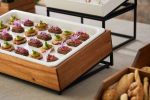 LEONE - BLACK IRON BUFFET STAND SLOPED GN 1/2 32.5 x 26.5 x 7 CM - Image 2