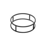 LEONE - BLACK IRON BUFFET STAND ROUND 28.5 x 8 CM