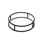 LEONE - BLACK IRON BUFFET STAND ROUND 32 x 8 CM