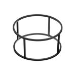 LEONE - BLACK IRON BUFFET STAND ROUND 32 x 16 CM