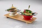 LEONE - COLANDER ST/ST RED 18 CM - Image 2