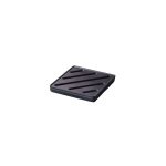 LEONE - MELAMINE DRAINER BLACK 12 x 12 x 1.3 CM