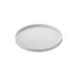 LEONE - VENEZIA WHITE MELAMINE ROUND TRAY 28.5 x 3 CM