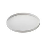 LEONE - VENEZIA WHITE MELAMINE ROUND TRAY 32 x 3 CM