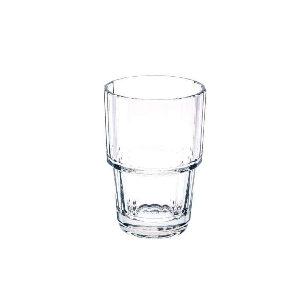 YL2004-310.jpg MORLEOS - TWILIGHT POLYCARBONATE LINED HB GLASS 8 x 11.6 CM / 310 ML - Image 1