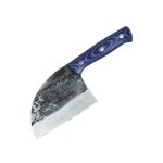 SAMURA - BLUE HANDLE CLEAVER MAD BULL 14.5 CM 59 HRC SMB-0041