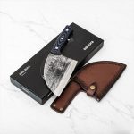 SAMURA - BLUE HANDLE CLEAVER MAD BULL 14.5 CM 59 HRC SMB-0041 - Image 2