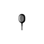 COMAS - LAB ICE BLACK 18/10 2 MM OVAL TASTING SPOON SET OF 6