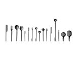 COMAS - LAB ICE BLACK 18/10 2 MM OVAL TASTING SPOON SET OF 6 - Image 3