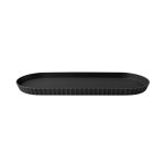 BLIM PLUS - PAESTUM MINERVA PP OVAL TRAY BLACK 51 x 20.5 x 3 CM