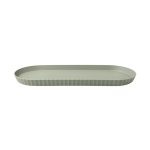 BLIM PLUS - PAESTUM MINERVA PP OVAL TRAY FOREST GREEN 51 x 20.5 x 3 CM