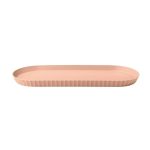 BLIM PLUS - PAESTUM MINERVA PP OVAL TRAY APRICOT 51 x 20.5 x 3 CM