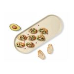 BLIM PLUS - PAESTUM MINERVA PP OVAL TRAY CREAM 51 x 20.5 x 3 CM - Image 2