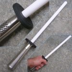 GLOBAL - CERAMIC SHARPENING STEEL 24 CM - Image 2