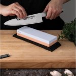 GLOBAL - DUAL SHARPENING WHETSTONE GRIT #240 - #1000 - Image 2