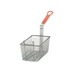 TC - FRYER BASKET ST/ST WITH ORANGE HANDLE 62 x 16 x 29 CM