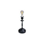 STYLE - LAMP BASE BLACK 10.5 x 20.5 CM