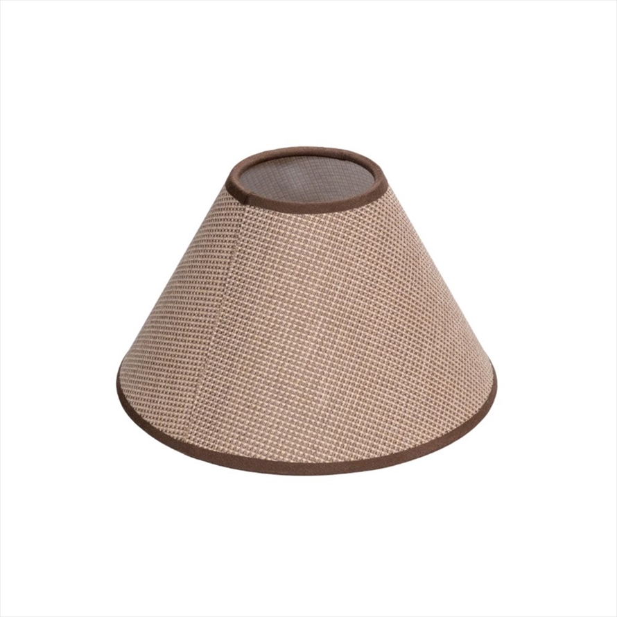 TL2062.jpg STYLE - LAMP SHADE BEIGE LINNEN 18 x 7 CM - Image 1