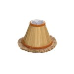 STYLE - LAMP SHADE BEIGE FRINGE 15 x 11 CM