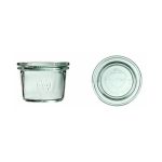 WECK - MINI-STURZ JAR WITH LID 200 ML SET OF 12