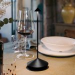 NOV - TABLE LAMP POINT RECHARGEABLE BLACK MATT 10 x 29 CM / LAMP11 - Image 2