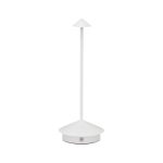NOV - TABLE LAMP POINT RECHARGEABLE WHITE 10 x 29 CM / LAMP12