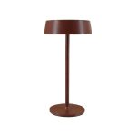 NOV - TABLE LAMP HALF-CONICAL HEAD RECHARGEABLE COCOA RUSTIC 13.5 x 27 CM / LAMP14