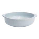 TOPGRES - STONEWARE CERAMIC TAJINE / 29.5 x 23 CM - 350 CL / 2 HANDLES / GREY STONE NO LID