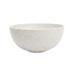 TOPGRES - STONEWARE BUFFET BOWL 23 x 11 CM WHITE STONE 10612