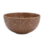 TOPGRES - STONEWARE BUFFET BOWL 30 x 14 CM BROWN STONE 10614