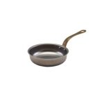 GTSA - SERVING PAN VINTAGE MATT SILVER WITH BRONZE HANDLE 13.5 x 3.8 CM