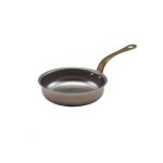 GTSA - SERVING PAN VINTAGE MATT SILVER WITH BRONZE HANDLE 15.5 x 4 CM