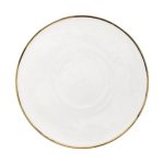 TOGNANA - SILK GOLD RIM ROUND PLATTER 31 CM SAB22311100