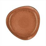TOGNANA - PETRA BRICK TRILOGY TRIANGULAR DINNER PLATE 27 x 27 x 2 CM TY000278629