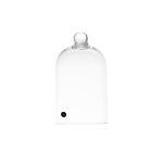 MORLEOS - POLYCARBONATE SMOKING BELL COVER WITH HOLE 12.2 x 25.8 CM / 269 GR