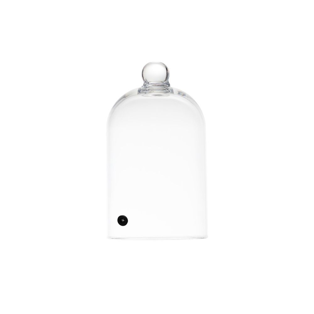 CG122-260.jpg MORLEOS - POLYCARBONATE SMOKING BELL COVER WITH HOLE 12.2 x 25.8 CM / 269 GR - Image 1