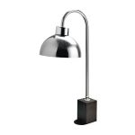 KARAMCO - HEATING LAMP SILVER HAMMERED 42 x 26 x 92.5 CM