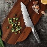 GLOBAL - G SERIES ORIENTAL FLUTED SANTOKU KNIFE 18 CM - Image 2