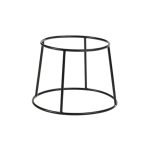 GENWARE - BUFFET RISER ANTI-SLIP ROUND BLACK ⌀20/25 x 18 CM