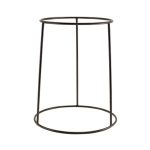 GENWARE - BUFFET RISER ANTI-SLIP ROUND BLACK ⌀20/25 x 30 CM