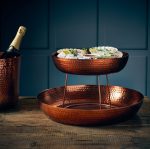 GENWARE - BUFFET RISER ANTI-SLIP ROUND COPPER ⌀20/25 x 18 CM - Image 2