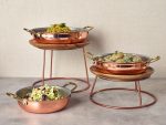 GENWARE - BUFFET RISER ANTI-SLIP ROUND COPPER ⌀20/25 x 18 CM - Image 4