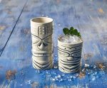 GENWARE - WHITE TIKI MUG 16.5 x 7.5 CM / 400 ML - Image 2